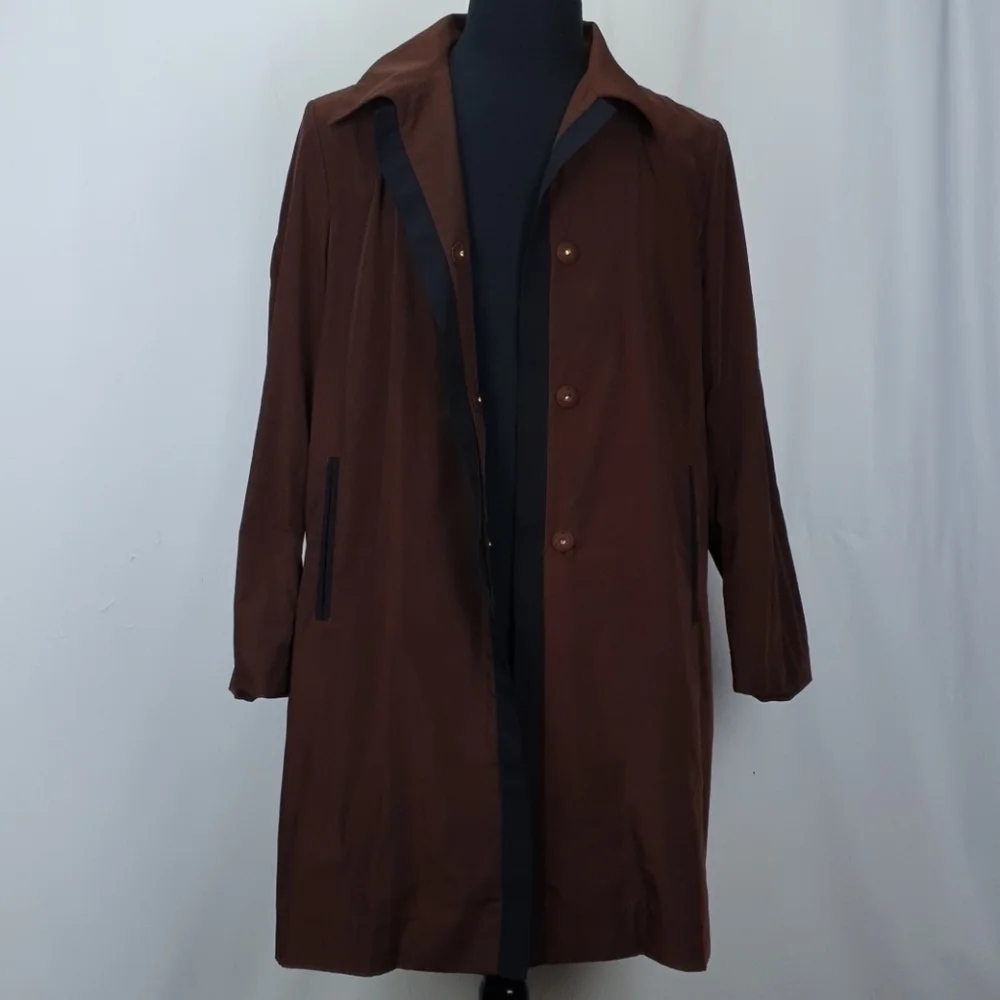 MARNI Umber Brown Trench Coat